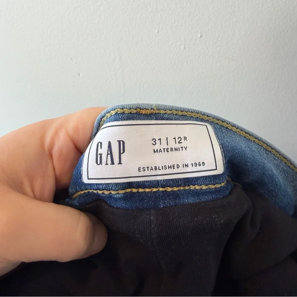 Gap‎ Maternity Full Panel Skinny Jeans 31/12 Regular
